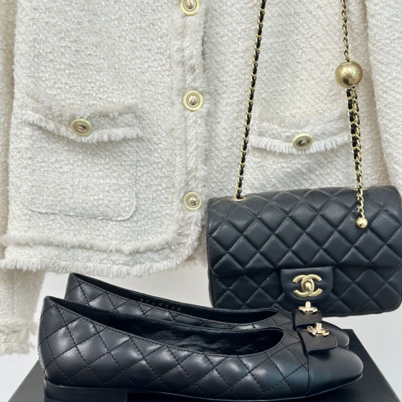 Ch*el flat shoes